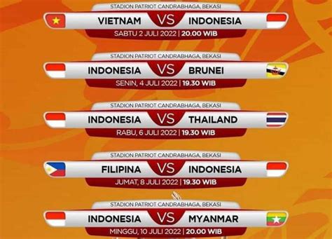 jadwal timnas indonesia aff u19